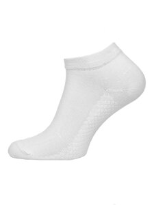 Calcetines invisibles para hombre blanco Bolf M836-5P 5 PACK