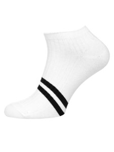 Calcetines invisibles para hombre blanco y negro Bolf M082-5P 5 PACK