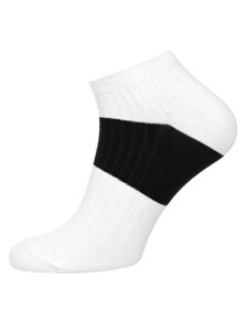 Calcetines invisibles para hombre blanco y negro Bolf M082-5P 5 PACK