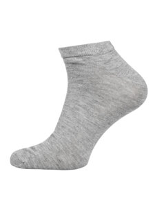 Calcetines invisibles para hombre gris Bolf N3101-3P 3 PACK