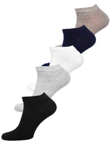 Calcetines invisibles para hombre multicolor Bolf M888-5P 5 PACK