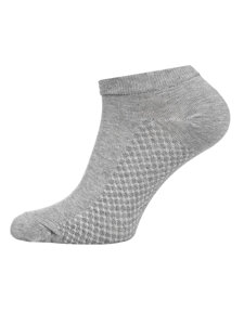 Calcetines invisibles para mujer gris Bolf VQ100-5P 5 PACK