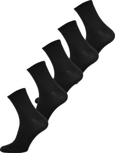 Calcetines para hombre negro Bolf A8007-5P 5 PACK