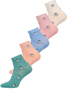 Calcetines para mujer multicolor Bolf DM66036-5P 5 PACK