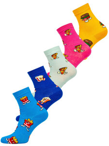 Calcetines para mujer multicolor Bolf WQ7625-5P 5 PACK