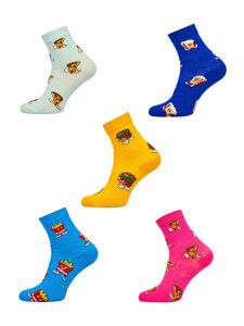 Calcetines para mujer multicolor Bolf WQ7625-5P 5 PACK