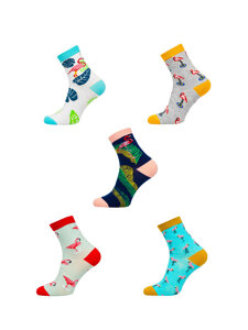 Calcetines para mujer multicolor Bolf WQ7634-5P 5 PACK