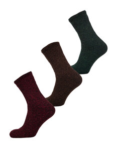 Calcetines térmicos gruesos de invierno para hombre multicolor-2 Bolf A8990-2-3P 3PACK