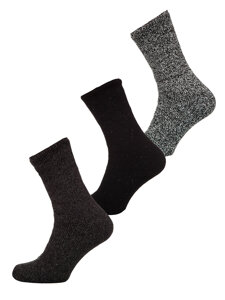 Calcetines térmicos gruesos de invierno para hombre multicolor-3 Bolf A8990-2-3P 3PACK