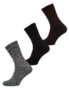 Calcetines térmicos gruesos de invierno para hombre multicolor Bolf A8990-2-3P 3PACK