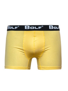 Calzoncillos bóxer para hombre amarillo Bolf 0953-2P 2 PACK