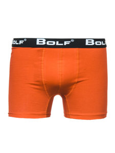 Calzoncillos bóxer para hombre naranja Bolf 0953-2P 2 PACK