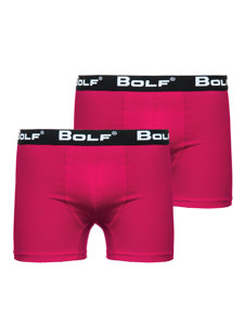 Calzoncillos bóxer para hombre rosa Bolf 0953-2P 2 PACK