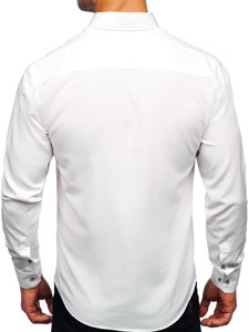 Camisa con manga larga para hombre color blanco Bolf 20717