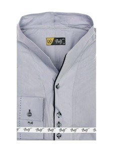 Camisa de manga larga para hombre gris Bolf 5720