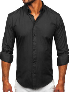 Camisa elegante de manga larga para hombre grafito Bolf 5821-1