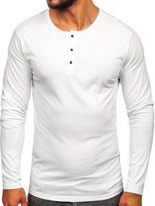 Camiseta a manga larga para hombre color blanco Bolf 1114