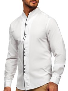 Camiseta a manga larga para hombre color blanco Bolf 5720