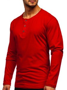 Camiseta a manga larga para hombre color rojo Bolf 1114