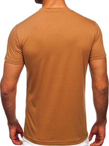 Camiseta básica para hombre Marrón Bolf 2005-86