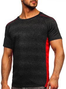 Camiseta de entrenamiento para hombe color negro Denley HM074