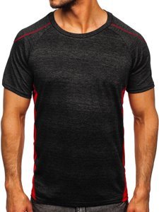 Camiseta de entrenamiento para hombe color negro Denley HM074