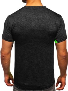 Camiseta de entrenamiento para hombre color negro Denley HM072