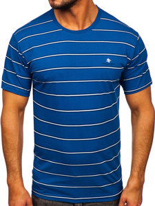 Camiseta de manga corta Bolf 14952 azul para hombre.