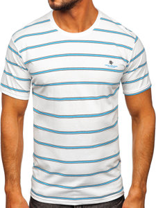 Camiseta de manga corta Bolf 14952 blanco para hombre