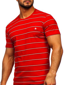 Camiseta de manga corta Bolf 14952 roja para hombre