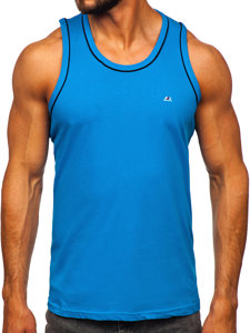 Camiseta de tirantes anchos azul claro Bolf 14276