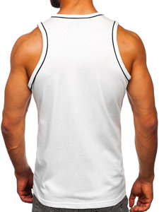 Camiseta de tirantes anchos blanco Bolf 14276