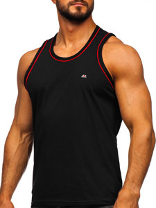 Camiseta de tirantes anchos negro Bolf 14276