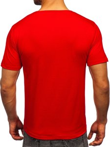 Camiseta estampada para hombre color rojo Bolf KS2652