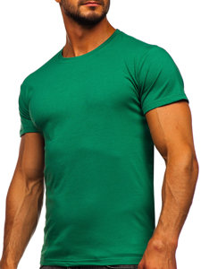 Camiseta para hombre sin estampado color verde Bolf 2005-101