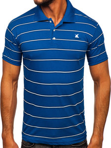 Camiseta polo de manga corta para hombre azul Bolf 14954