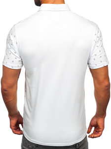 Camiseta polo de manga corta para hombre blanco Bolf 192657