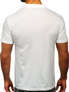 Camiseta polo de manga corta para hombre ecrú Bolf HS2005