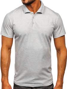 Camiseta polo de manga corta para hombre gris Bolf 8T80