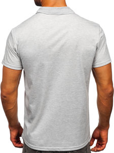 Camiseta polo de manga corta para hombre gris Bolf 8T80