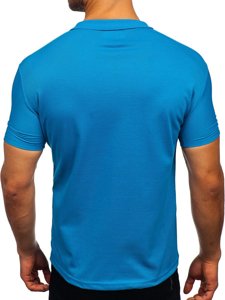 Camiseta polo para hombre color azul Bolf GD02