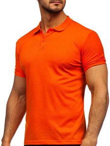 Camiseta polo para hombre color naranja Bolf GD02