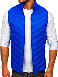 Chaleco acolchado para hombre azul Bolf 13073