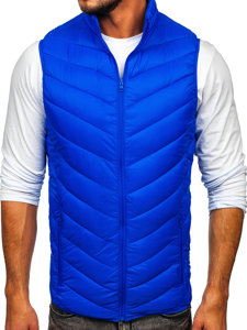 Chaleco acolchado para hombre azul Bolf 13073