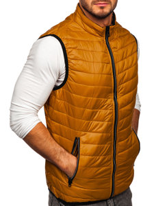 Chaleco acolchado para hombre camel Bolf 7103