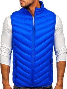 Chaleco acolchado para hombre color azul Bolf HDL88006