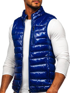 Chaleco acolchado para hombre color azul Denley R0109A