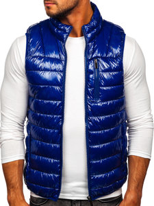 Chaleco acolchado para hombre color azul Denley R0109A