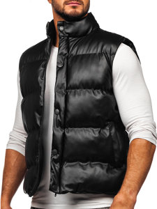 Chaleco acolchado para hombre negro Bolf 0023