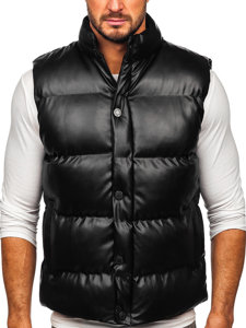 Chaleco acolchado para hombre negro Bolf 0023